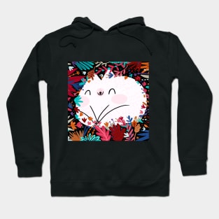 Cat in garden Hoodie